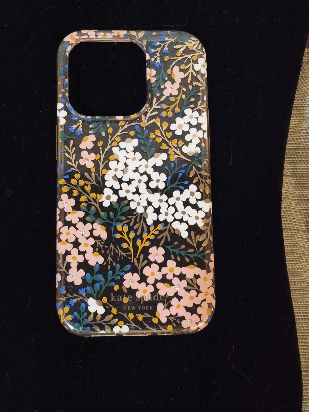 Kate Spade iPhone 13 Pro Max Case - Floral & Gems